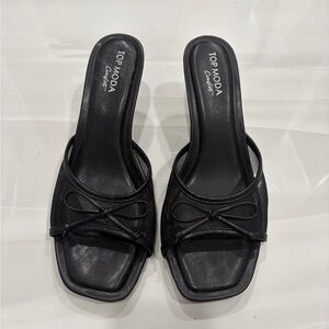 TOP Moda Comfort Black Bow Mesh